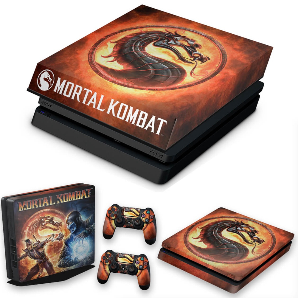 PS4 Slim Skin - Mortal Kombat 1 - Pop Arte Skins