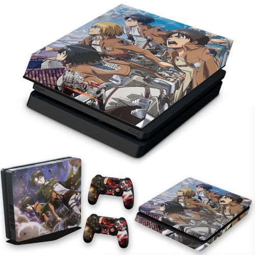 Capa Case e Skin Adesivo PS4 Controle - Attack On Titan - shingeki no kyojin  #A com o Melhor Preço é no Zoom