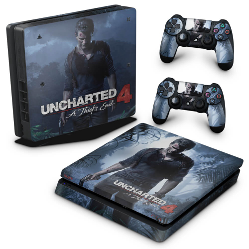 Playstation 4  SLIM  Novo Modelo SLIM - Com Jogo Uncharted 4