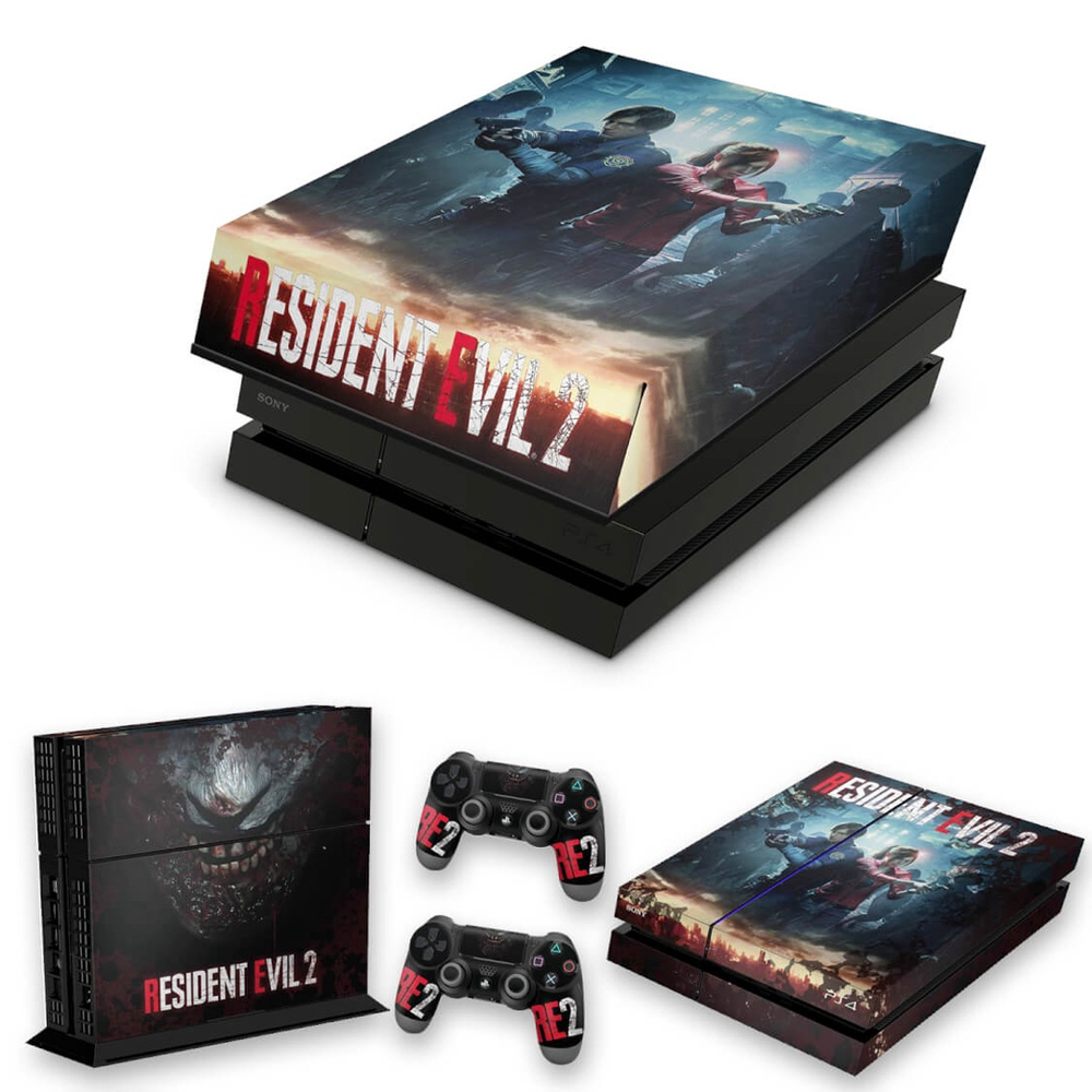 Skin Adesivo Playstation 4 PS4 FAT RESIDENT EVIL REMAKE