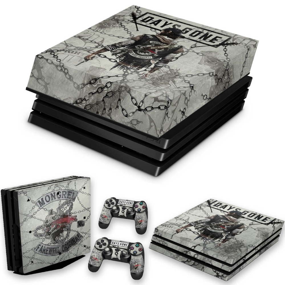 PS4 Pro Capa Anti Poeira - Resident Evil 4 Remake - Pop Arte Skins