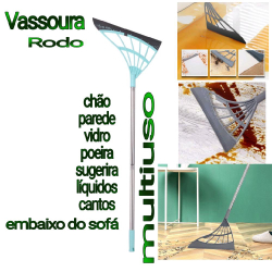 Vassoura Mágica Raspa Sujeira Mop Esfregão 3 em 1 Rodo Multifuncional é ruim? Vassoura Mágica Raspa Sujeira Mop Esfregão 3 em 1 Rodo Multifuncional é boa?