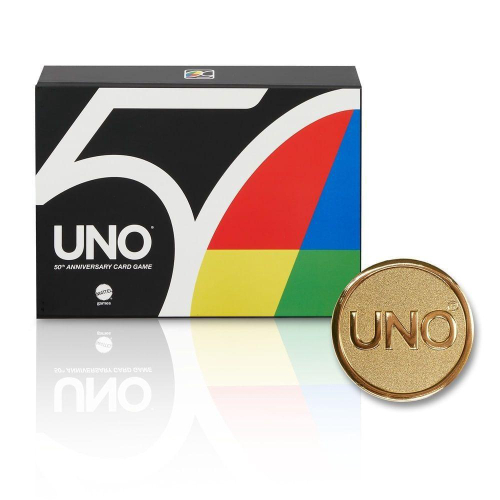 Jogo De Cartas - Uno - Aniversário 50 Anos - Mattel