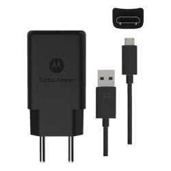 Carregador de Parede Motorola Turbo Power, 15W, 100-240V, com Cabo Micro USB Preto Menor preço em Carregador de Parede Motorola Turbo Power, 15W, 100-240V, com Cabo Micro USB Preto