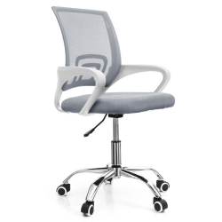 Cadeira de Escritório com Base Cromada Prizi Essencial + - Cinza é boa?