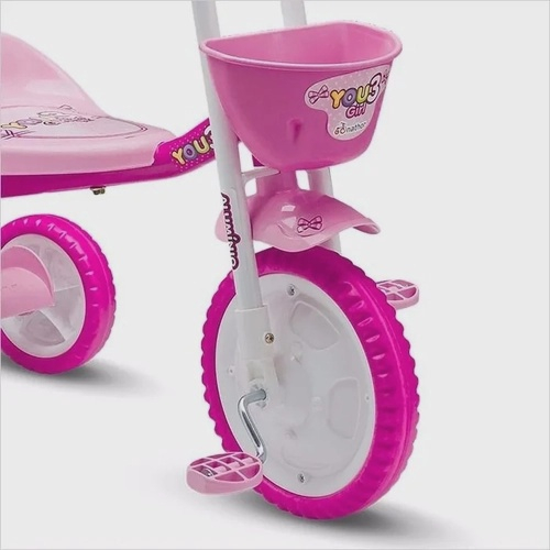 Triciclo Motoca Infantil Meninas You 3 Girl Rosa Nathor - Velotrol