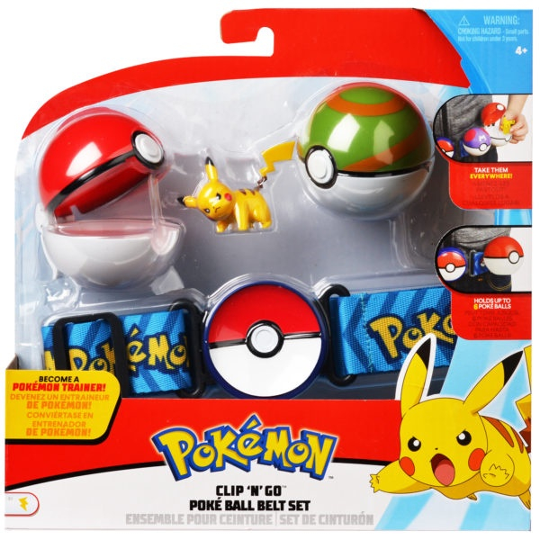 Pokemon - Kit De Ação Cinto Com 2 Pokebolas E Personagem - S - Ri Happy