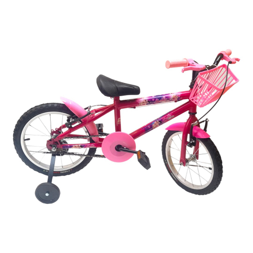 Bicicleta Caloi Barbie Infantil - Aro 16 - Pink