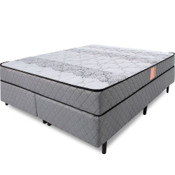 Cama Box Colchão Queen Ortopédico Firme Espuma D33 Antialérgico Certificado 158x198x51cm - bf Colchões Menor preço em Cama Box Colchão Queen Ortopédico Firme Espuma D33 Antialérgico Certificado 158x198x51cm - bf Colchões