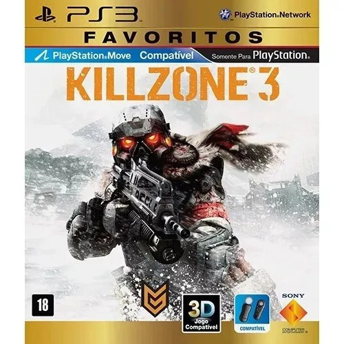 Jogo killzone 3 PS3 original novo em Promoção na Americanas