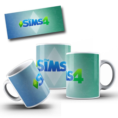 Caneca de porcelana personalizada Games The Sims 4 M01 em Promoção na ...