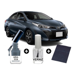 Tinta Tira Risco Automotiva Toyota Yaris 2020 2021 Titã Azul Menor preço em Tinta Tira Risco Automotiva Toyota Yaris 2020 2021 Titã Azul