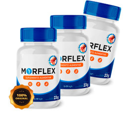 3 Morflex Produto Original Oficial 180 Caps é boa?