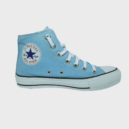 tenis all star cano alto azul bebe