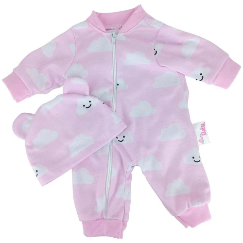 Roupa Para Boneca Bebê Reborn Laura Baby Rosa Nuvem 720 em Promoção na  Americanas