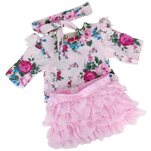 Roupa Para Boneca Bebê Reborn Laura Baby Rosa Bunny 719 em Promoção na  Americanas