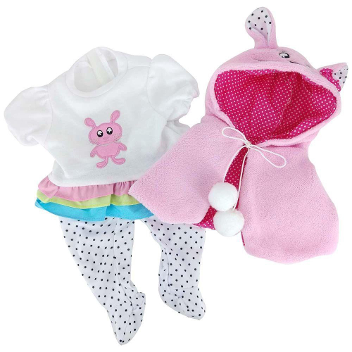 Roupa Para Boneca Bebê Reborn Laura Baby Rosa Bunny 719 em Promoção na  Americanas