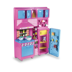 Cozinha Infantil De Brinquedo Geladeira + Fogao + Acessorios é boa?