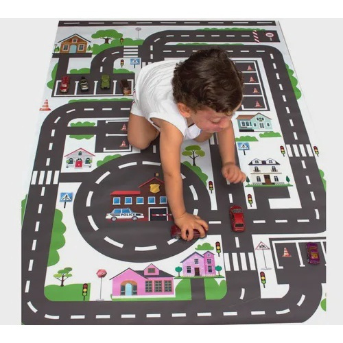 Pista Para Carrinhos Hot Wheels Grande Cidade 160cm Br71 em