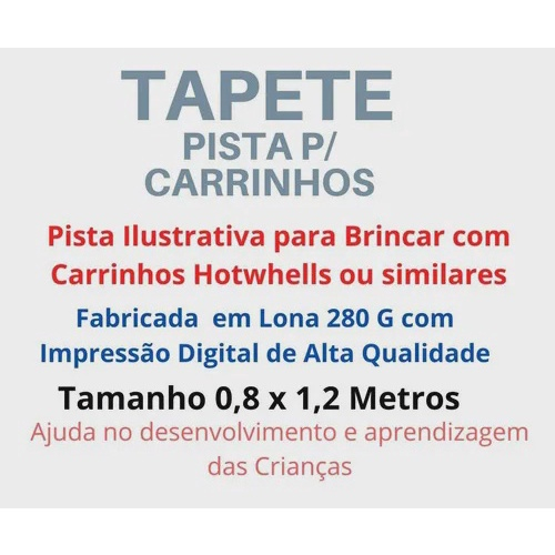 Pista Hot Wheels Grande Cidade Para Carrinhos Ilustrada Gg em Promoção na  Americanas