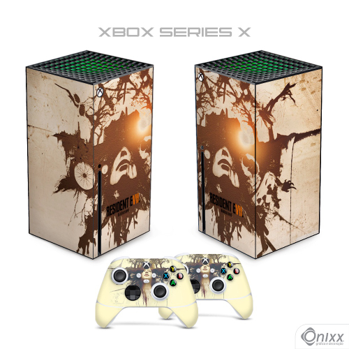 Skin xbox one X Adesiva Resident Evil 7 em Promoção na Americanas