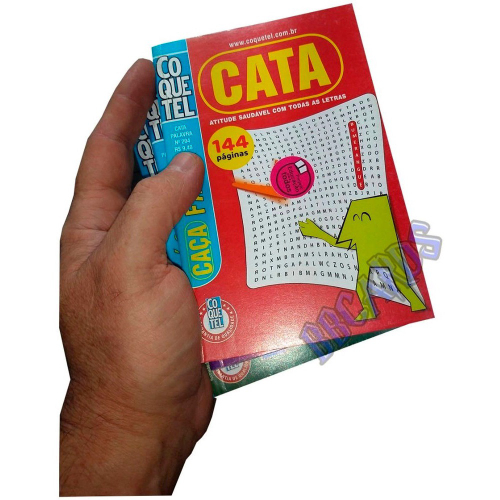 Livro De Passatempos Coquetel Caça Palavras Nível Fácil no Shoptime