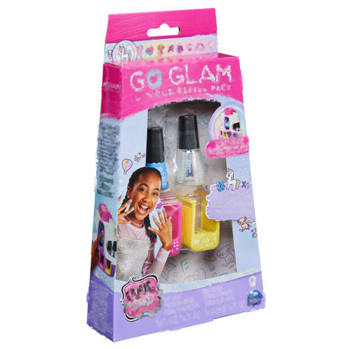 Go Glam - Glitter Nails - Kit de Decorar Pintar Unhas SUNNY BRINQUEDOS