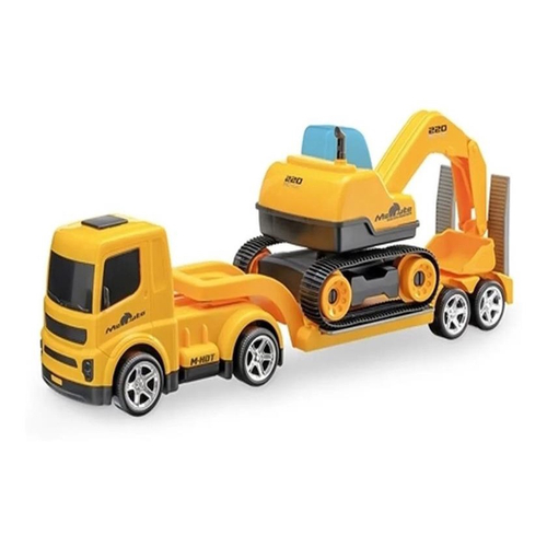 Caminhão Caçamba Brinquedo Grande Construction Machines - Usual Brinquedos  no Shoptime