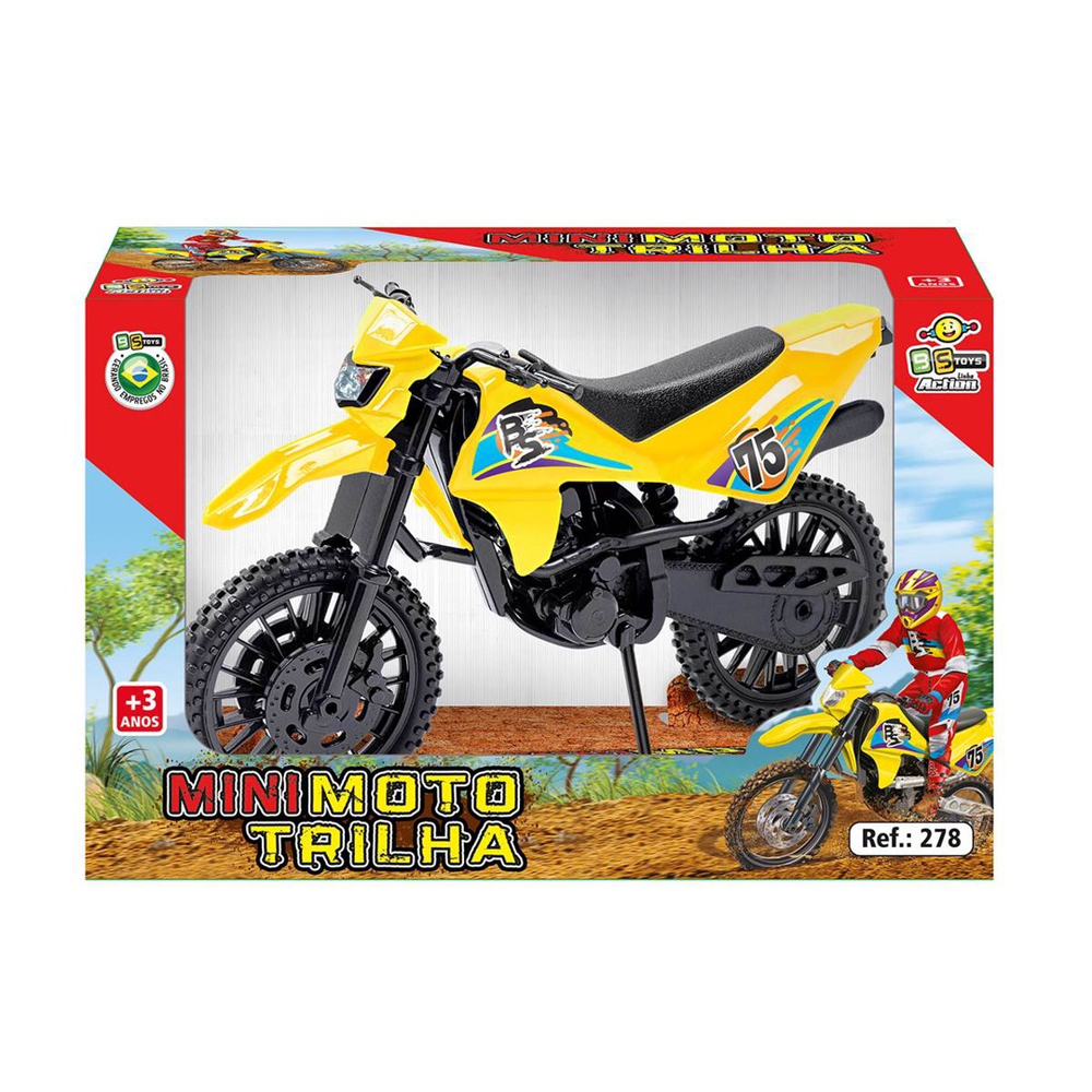 Moto Trilha 27cm - BS Toys - A CONFEITARIA AMARELINHA