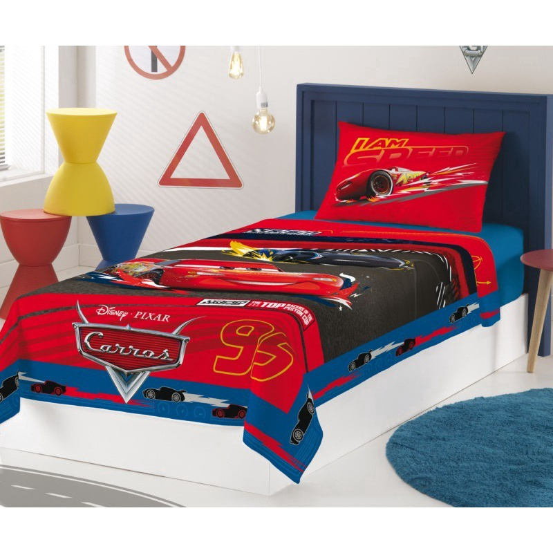 Jogo de Cama Infantil Carros