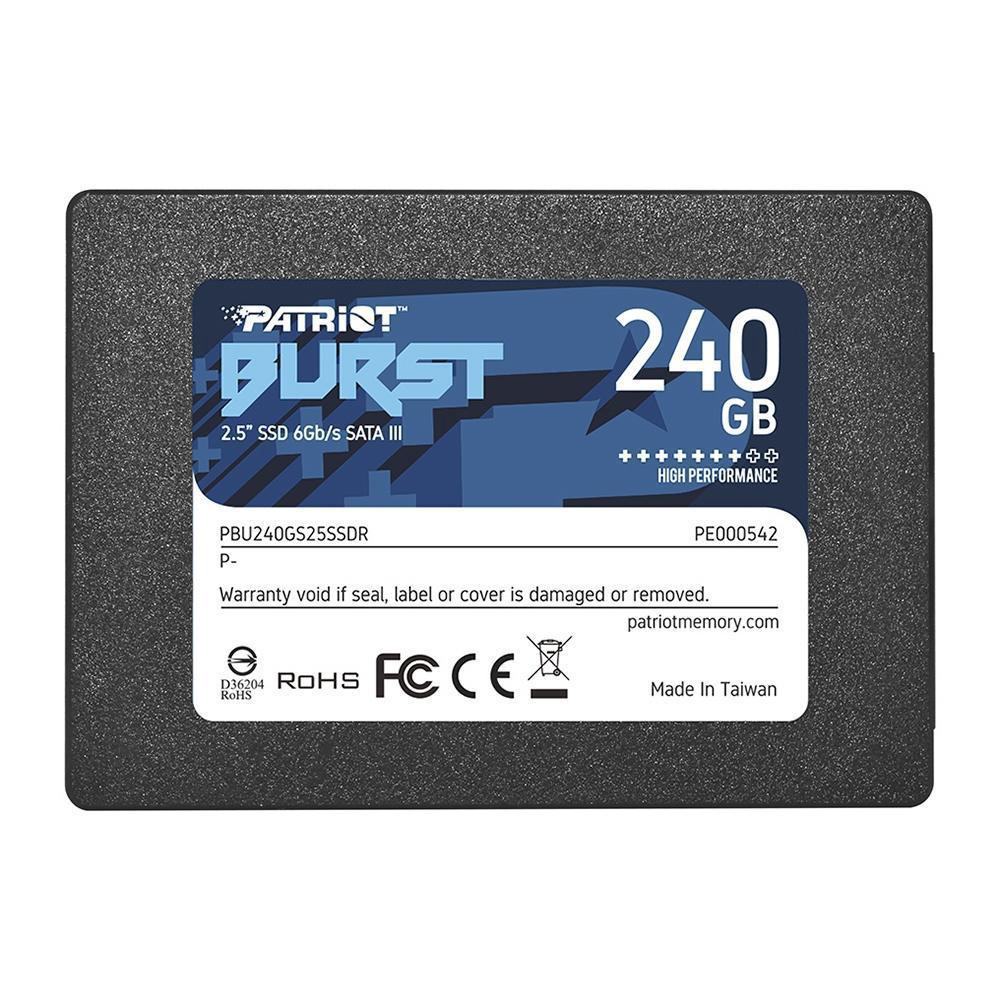 Ssd Gb Patriot Burst Sata Iii Mbs Pbu Gs Ssdr Submarino