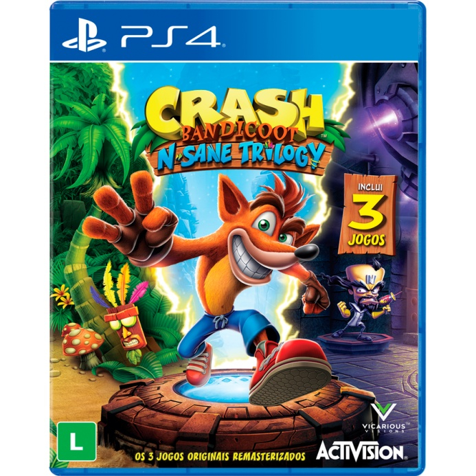 Jogo Crash Bandicoot N. Sane Trilogy - PS4 em Promoção na Americanas