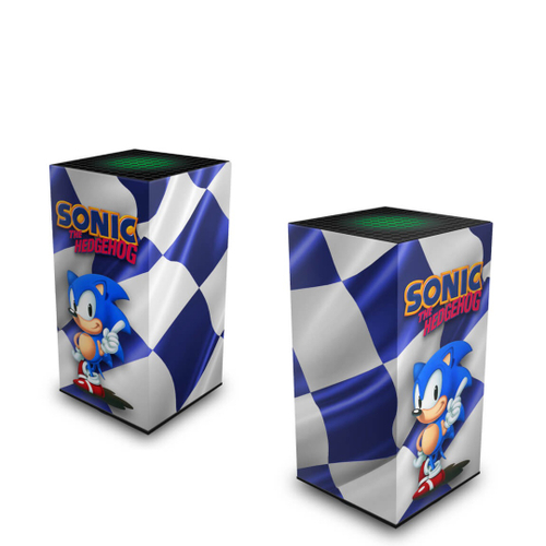 Xbox 360 Slim Capa Anti Poeira - Sonic The Hedgehog - Pop Arte Skins