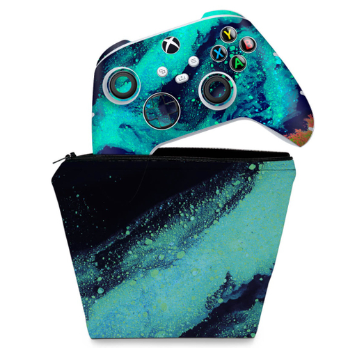 KIT Capa Case e Skin PS4 Controle - Call Of Duty Advanced Warfare