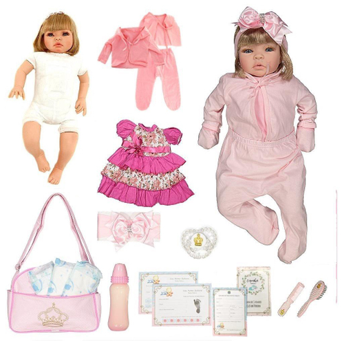 Boneca Estilo Reborn Lovely Babies Faz Xixi - Bambola - 769 em Promoção na  Americanas