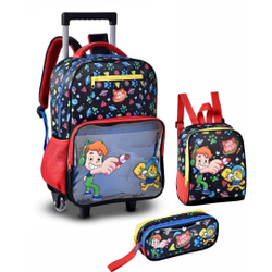 Kit mochila de rodinhas oficial gato galáctico com lancheira E estojo GG3305K Menor preço em Kit mochila de rodinhas oficial gato galáctico com lancheira E estojo GG3305K