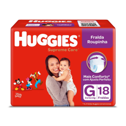 Fralda Huggies Roupinha Supreme Care G - 18 fraldas é boa?