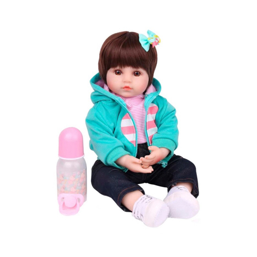 Boneca Bebe Reborn Laura Baby Paola 595 - 48cm