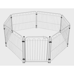 Cercado Cães Canil Pet Cachorro 6 Módulos + Portão Menor preço em Cercado Cães Canil Pet Cachorro 6 Módulos + Portão
