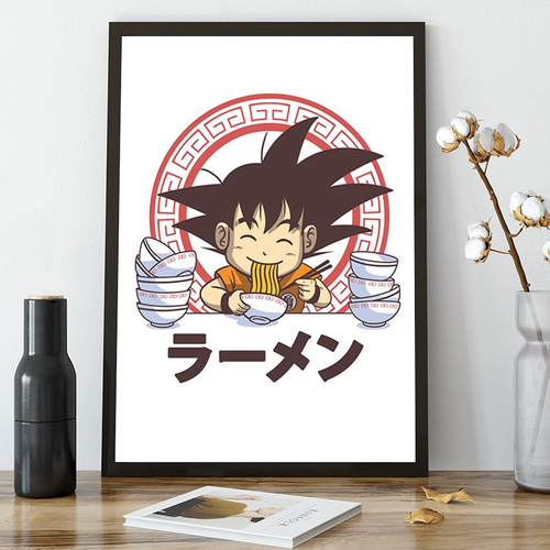 Quadro Decorativo Desenho Dragon Ball Z Goku Salas