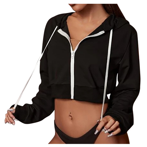 crop top moletom com capuz target