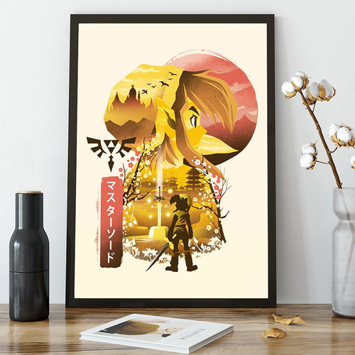 Quadro decorativo Link The Legend of Zelda