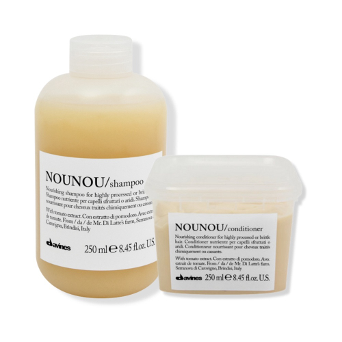 Kit davines nounou shampoo 75ML + condicionador nounou 75ML em Promoção