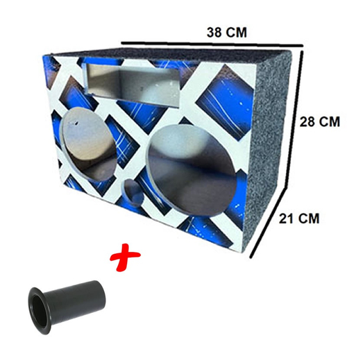 Caixa De Som Bob Vazia Para Ser Montada 2 6x9 / 1 Radio