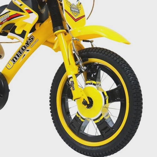 Bike Moto Cross Amarela Aro 16, Uni Toys, 1173 