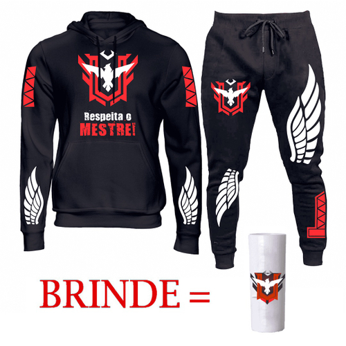 Kit Blusa E Calça De Moletom Mestre Angelical Jogo FF Feminino E