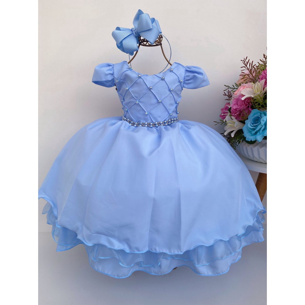 Vestido cinderela infantil