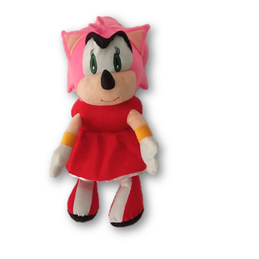 Boneco Pelúcia Sonic Cinza grande 50 cm no Shoptime