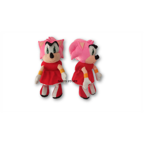 Combo Sonic e Amy Rose De Pelúcia 50cm exclusivo promoção dia das crianças!