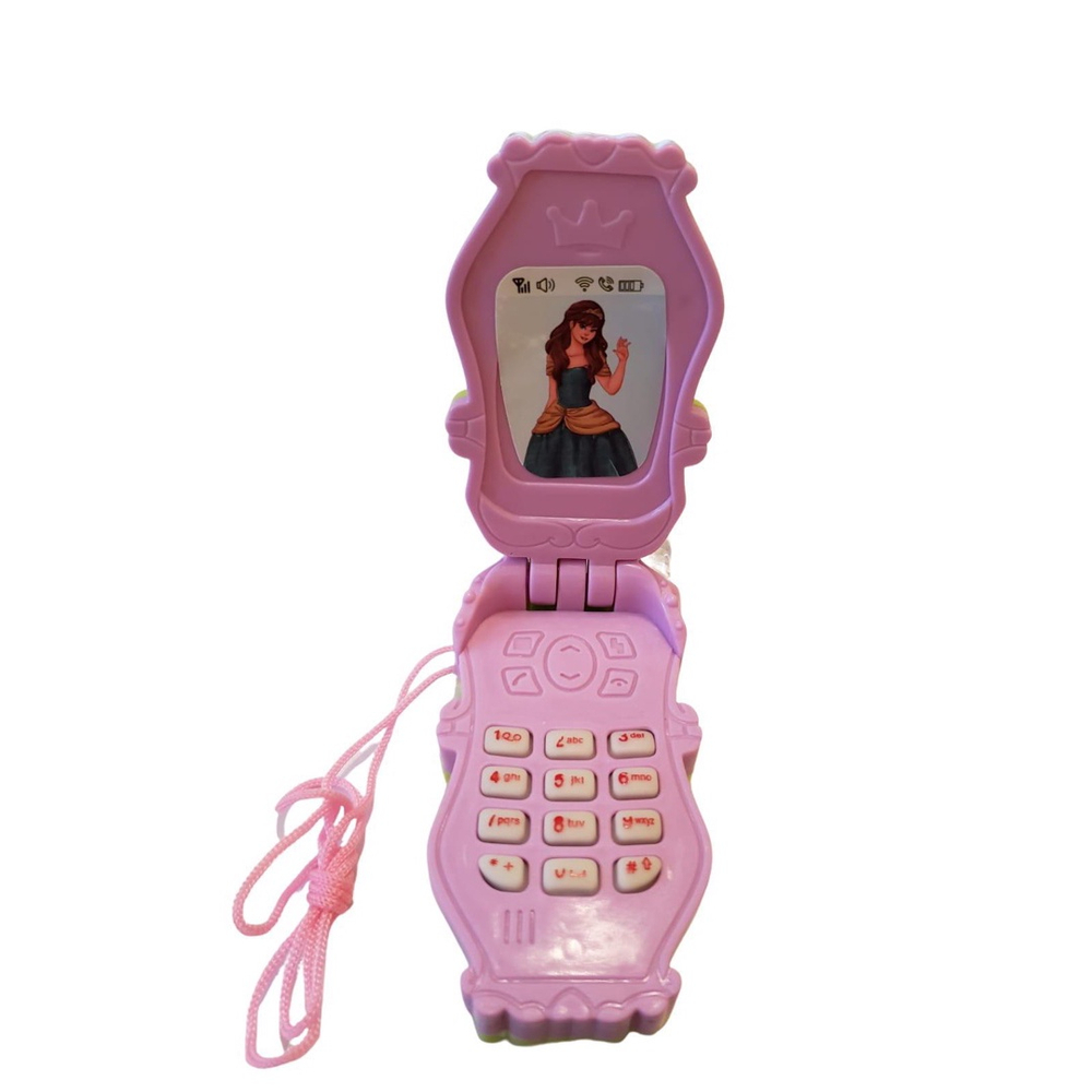 Celular Brinquedo Flip Princesa Disney Rosa Azul, Lojas Torra